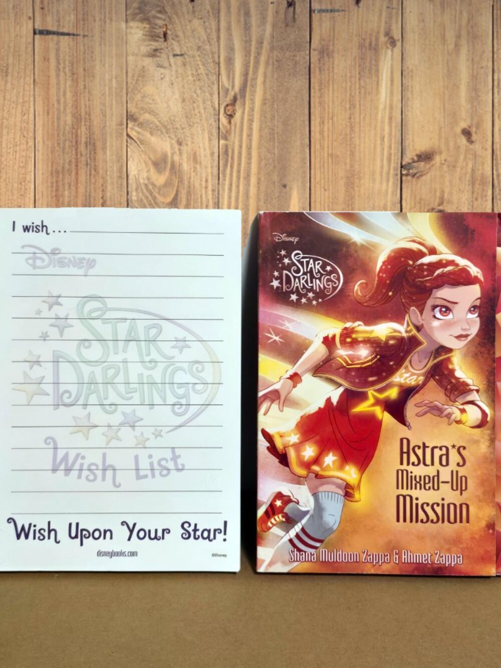 Star Darlings Astra Book + Rare Wish List Notepad Disney Bundle Ahmet Zappa 2016